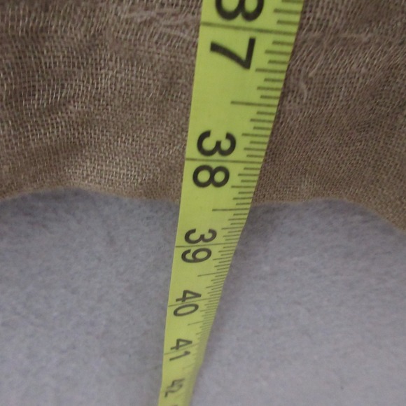 Eileen Fisher Top Jacket Large Linen Lagenlook Relaxed Coastal Sheer Pockets - Picture 9 of 12